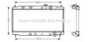 AVA QUALITY COOLING HD2180 Radiator, engine cooling
